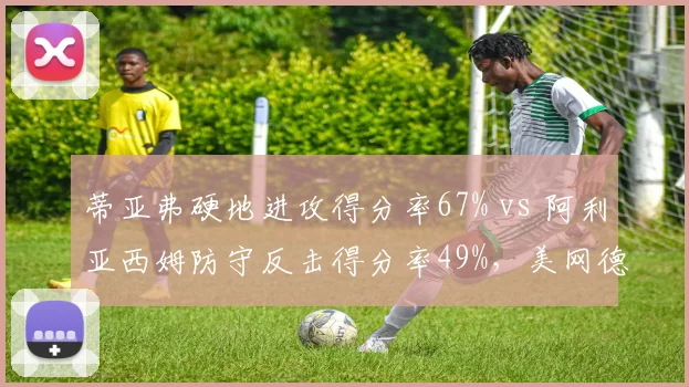 蒂亚弗硬地进攻得分率67% vs 阿利亚西姆防守反击得分率49%,美网德比检验战术执行力